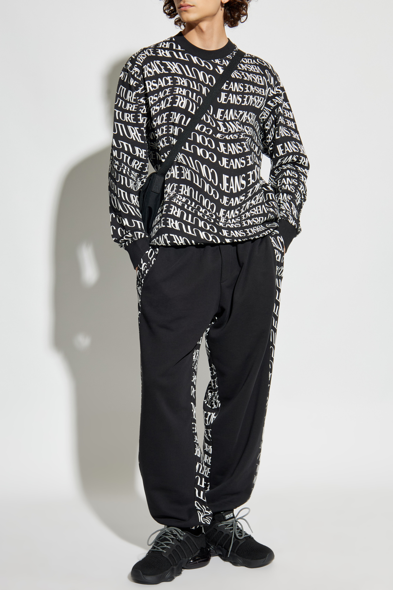 Versace Jeans Couture Sweatshirt with logo | Men's Clothing